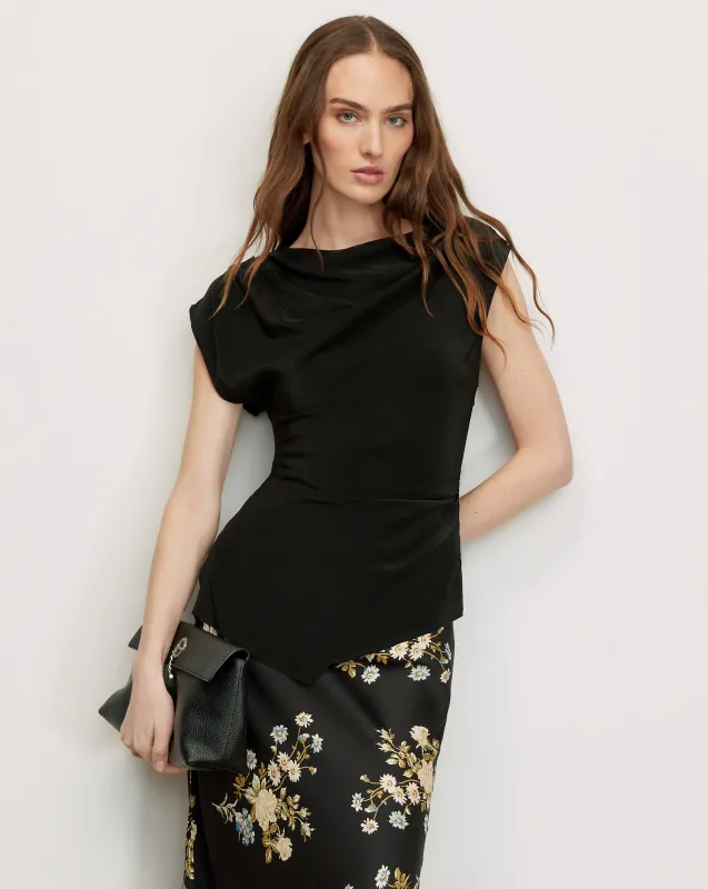 Yvonne Asymmetric Top made by Veronica Beard