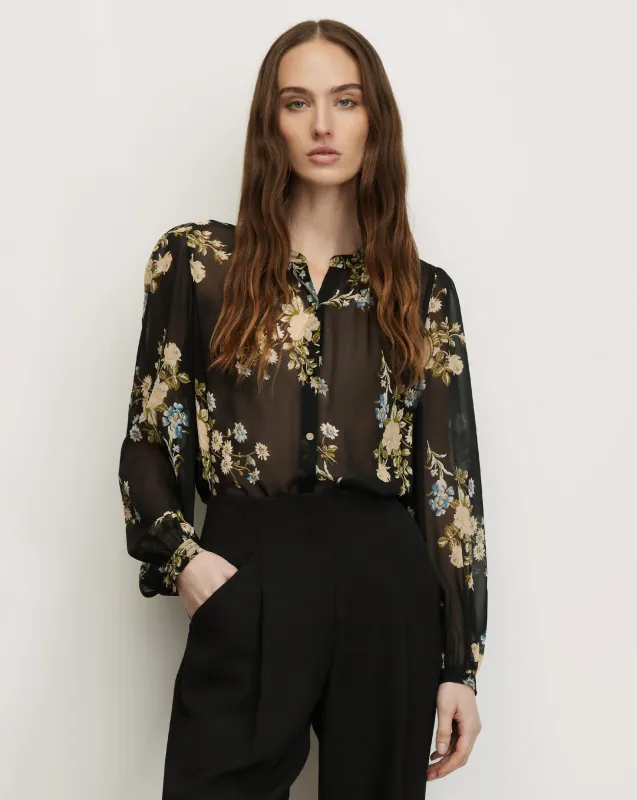 Ashlynn Silk Blouse made by Veronica Beard