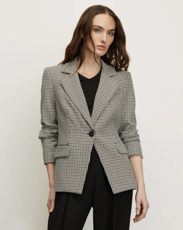Healy Houndstooth Dickey Jacket made by Veronica Beard