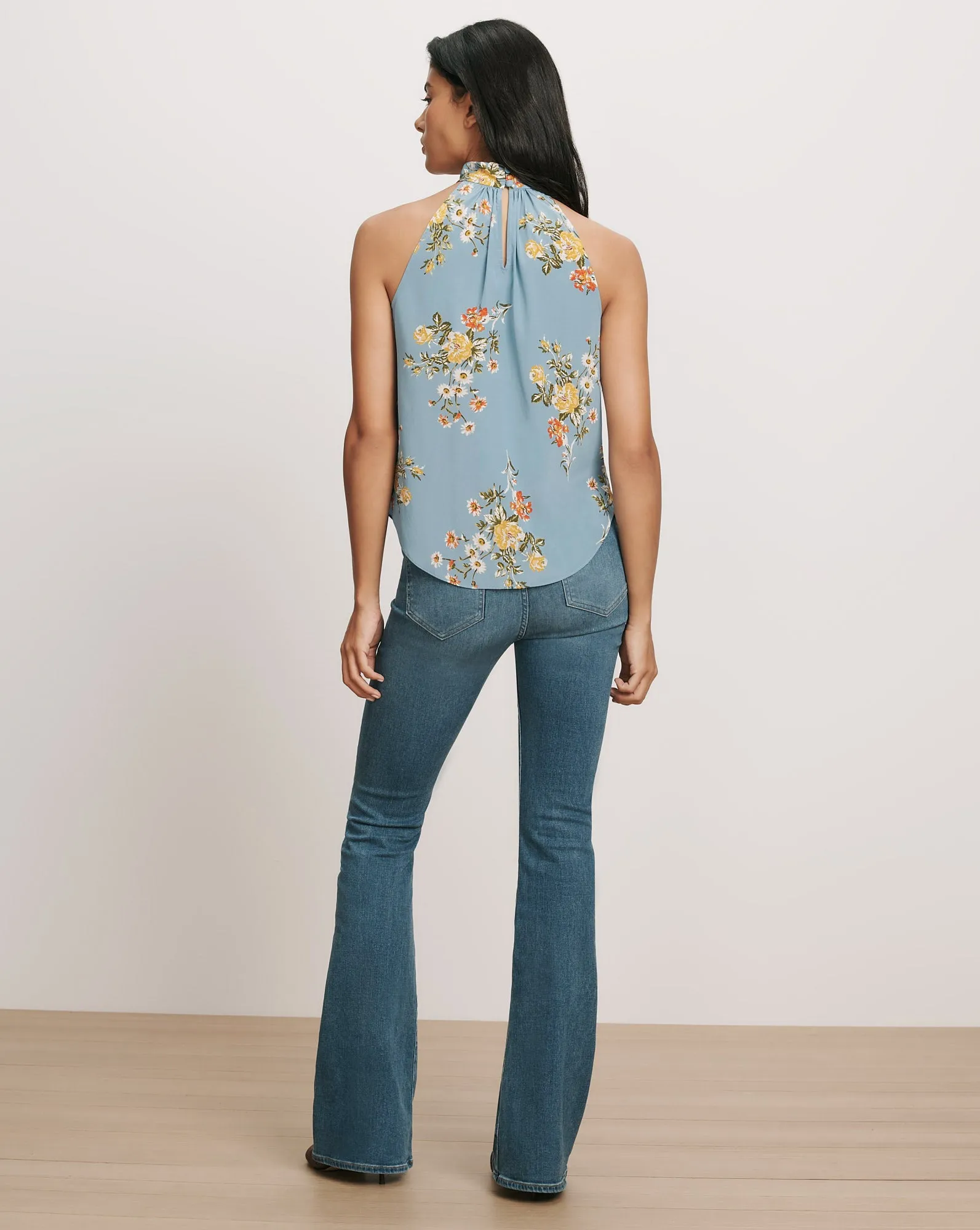 Kovi Floral Halter Top sold by Ulla Johnson product image thumbnail 3