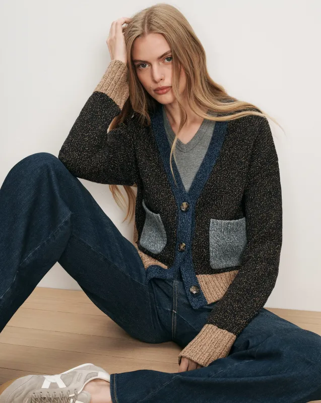 Josiane Color-Block Cardigan made by Ulla Johnson