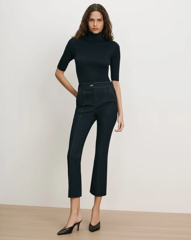 Kimra Denim Kick-Flare Pant made by Veronica Beard