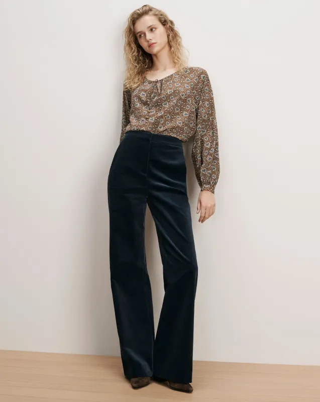 Holt Corduroy Wide-Leg Pant made by Veronica Beard