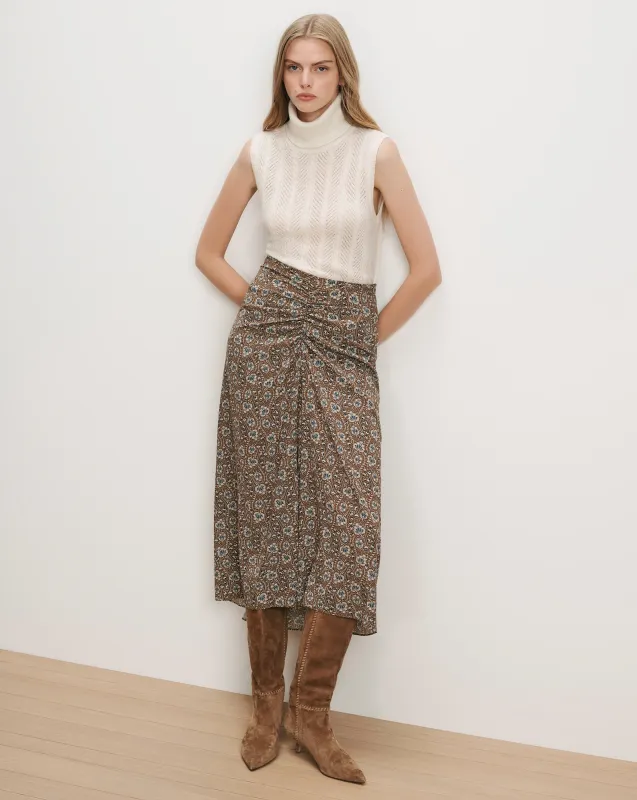 Limani Floral Midi Skirt made by Veronica Beard