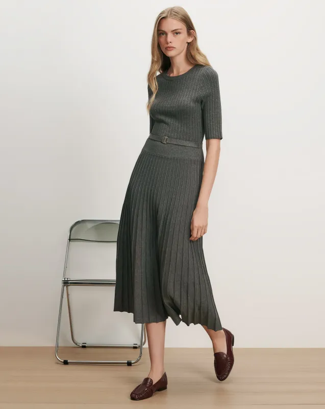 Elthea Belted Midi Dress made by Veronica Beard