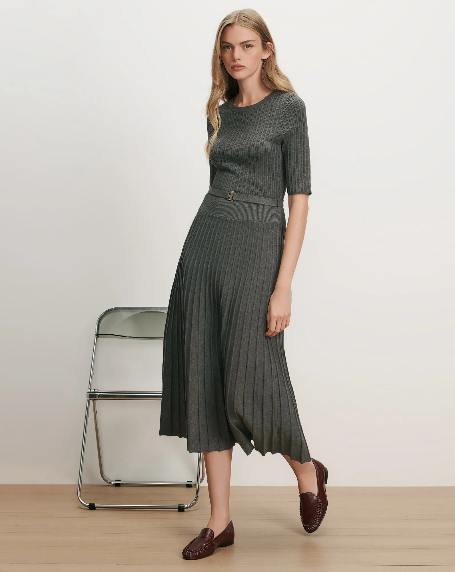 Elthea Belted Midi Dress sold by Ulla Johnson