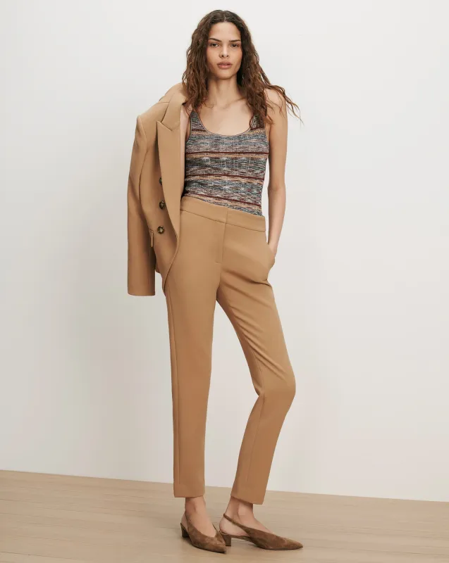 Renzo Clean Waistband Pant made by Veronica Beard