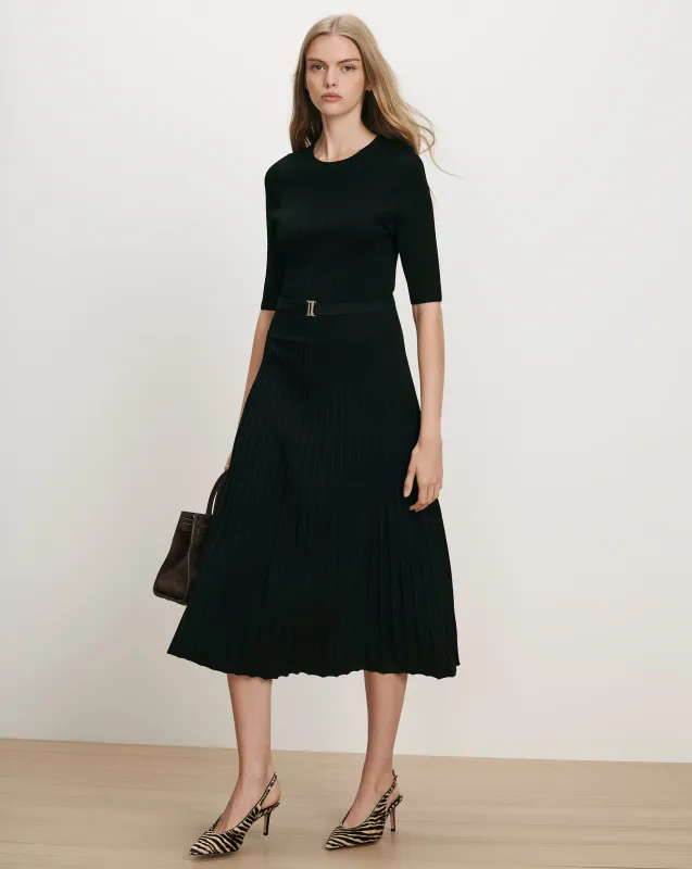 Elthea Belted Midi Dress made by Veronica Beard