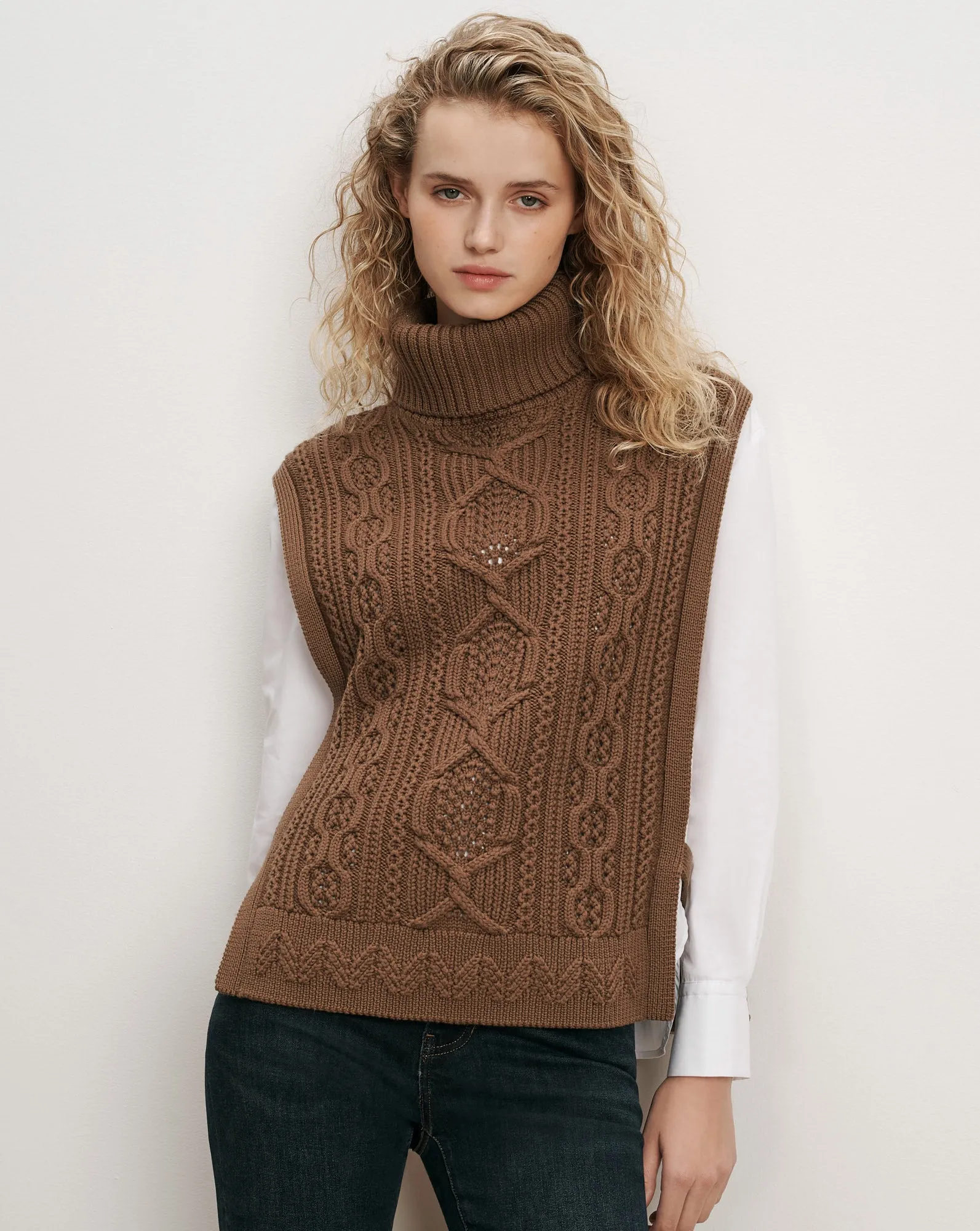 Bentleigh Merino Wool Vest sold by Ulla Johnson