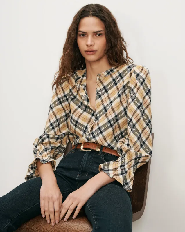 Ashlynn Plaid Blouse made by Veronica Beard