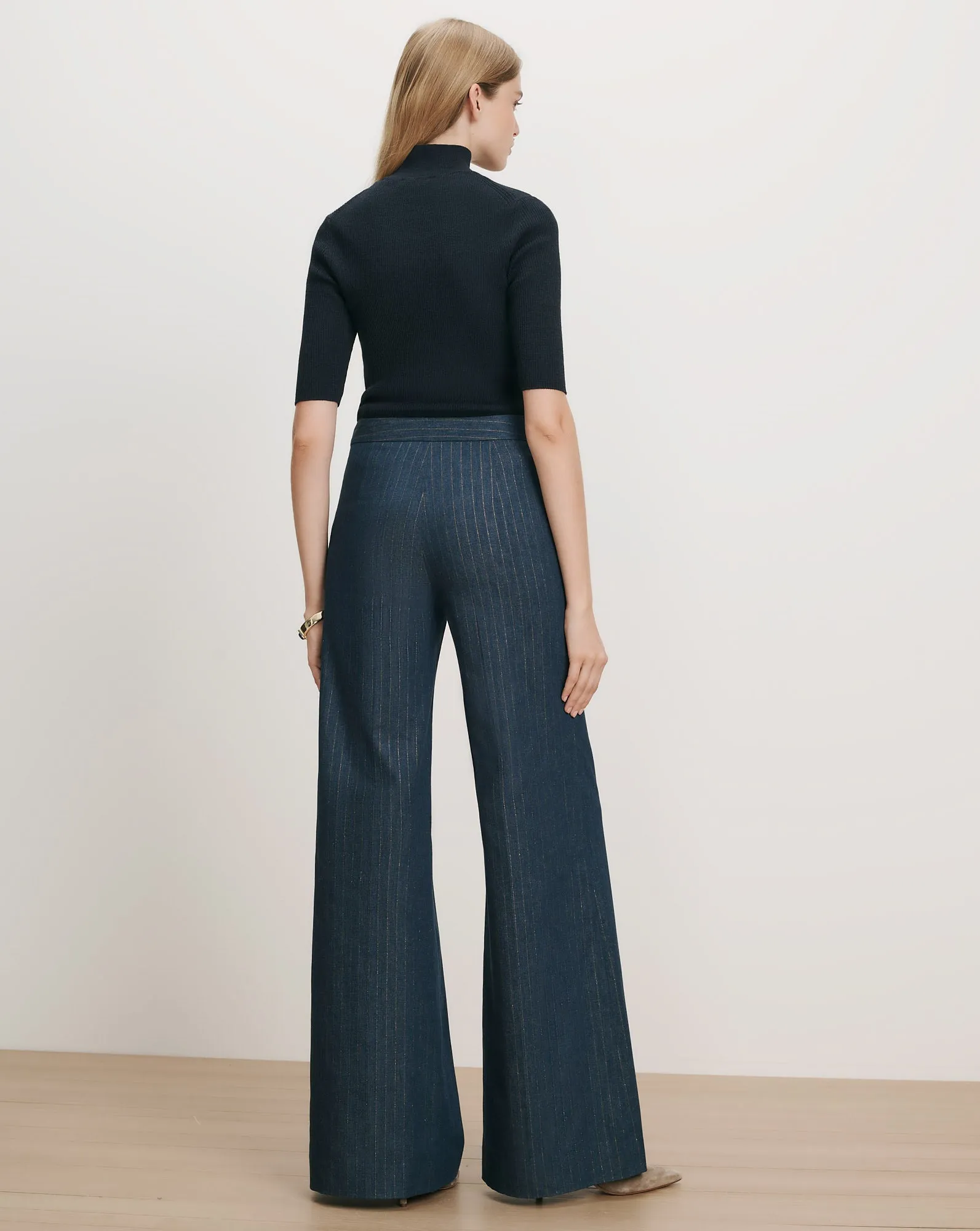 Ledger Wide-Leg Denim Pant sold by Ulla Johnson product image thumbnail 3