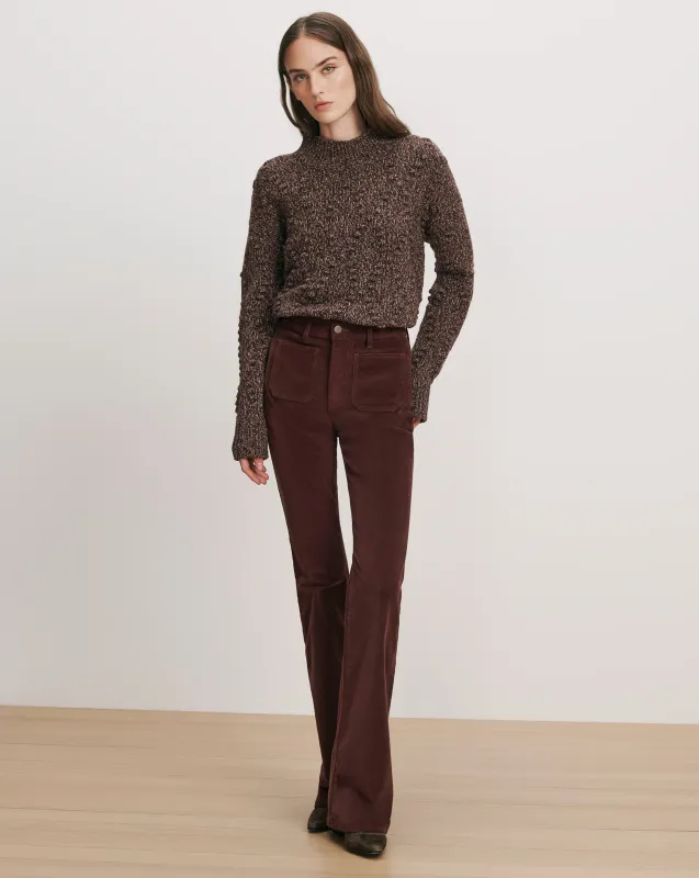 Beverly Corduroy Skinny-Flare Pant made by Veronica Beard