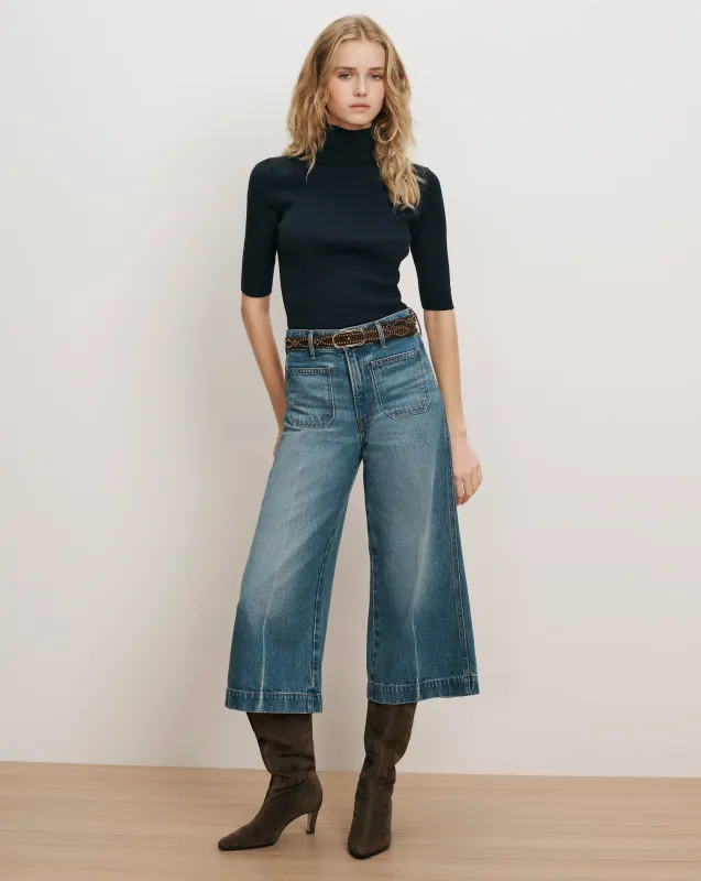 Marlowe Patch-Pocket Culotte made by Veronica Beard