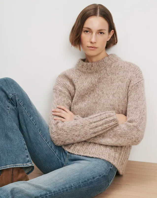 Andi Mock-Neck Sweater made by Veronica Beard