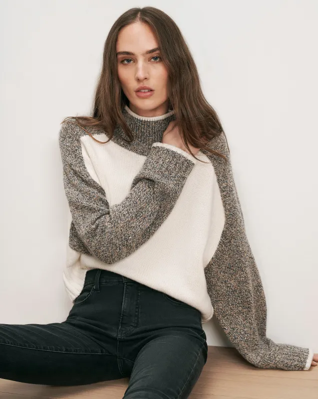 Malachi Mock-Neck Sweater made by Veronica Beard