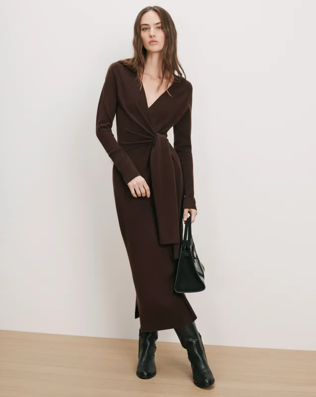 Salomez Wrap Midi Dress made by Veronica Beard