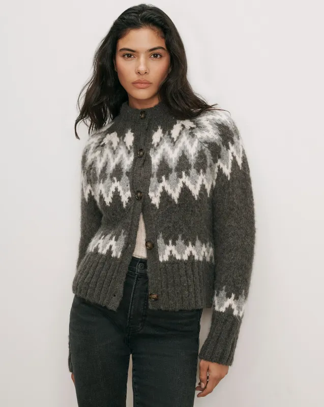 Christina Fair Isle Cardigan made by Veronica Beard