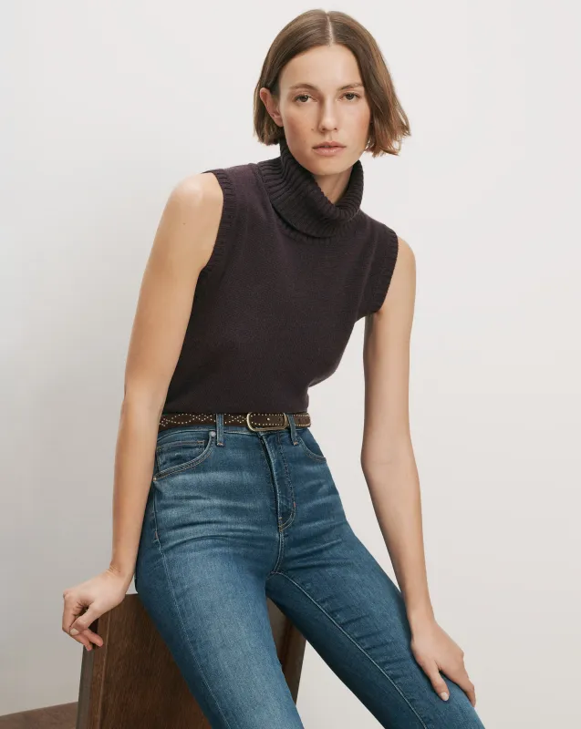 Mazzy Cashmere Sleeveless Sweater made by Veronica Beard
