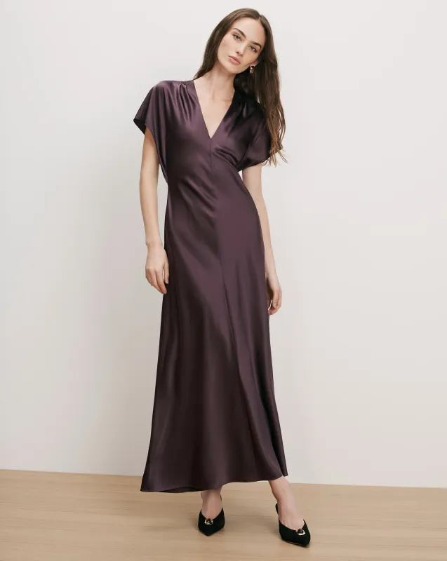 Redgrave V-Neck Midi Dress made by Veronica Beard