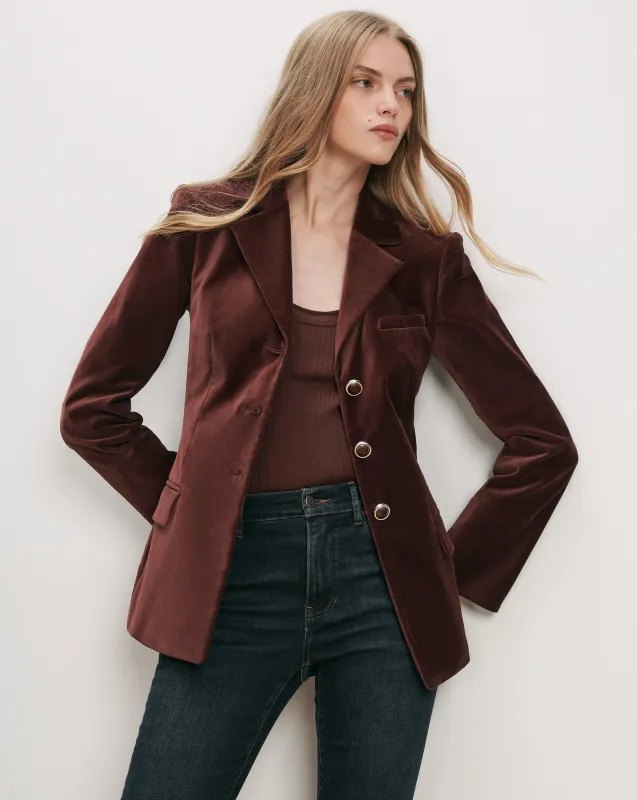 Raelynn Velvet Jacket made by Veronica Beard