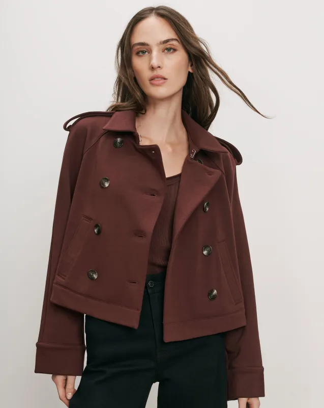 Conneley Cropped Trench Coat made by Veronica Beard