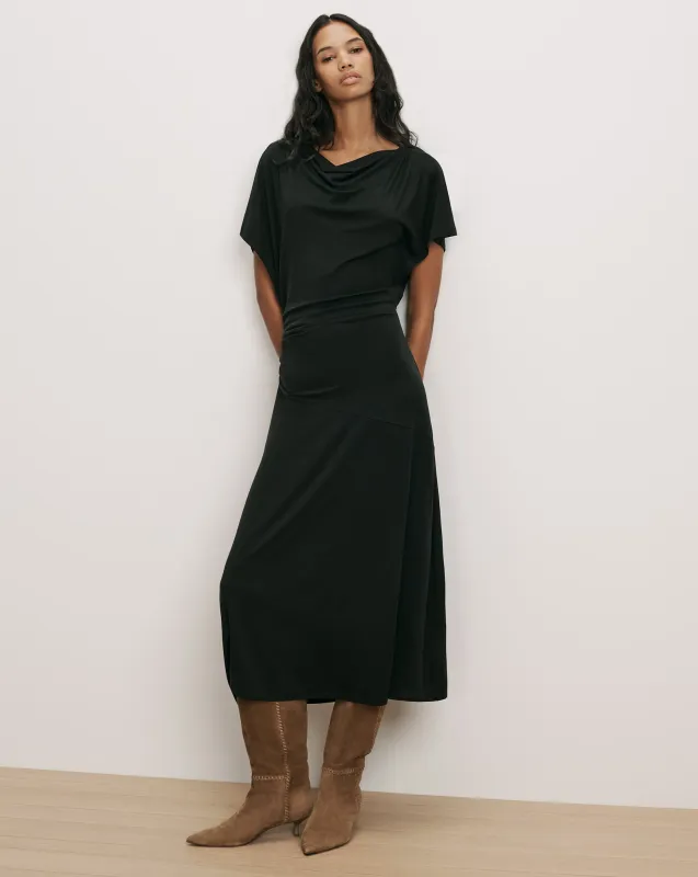 Lila Ruched Midi Dress made by Veronica Beard