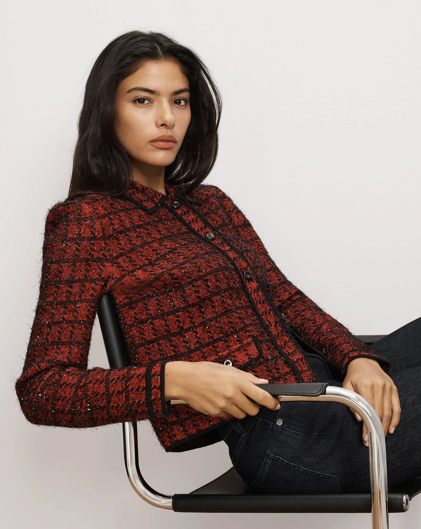 Blanche Knit Tweed Jacket sold by Ulla Johnson
