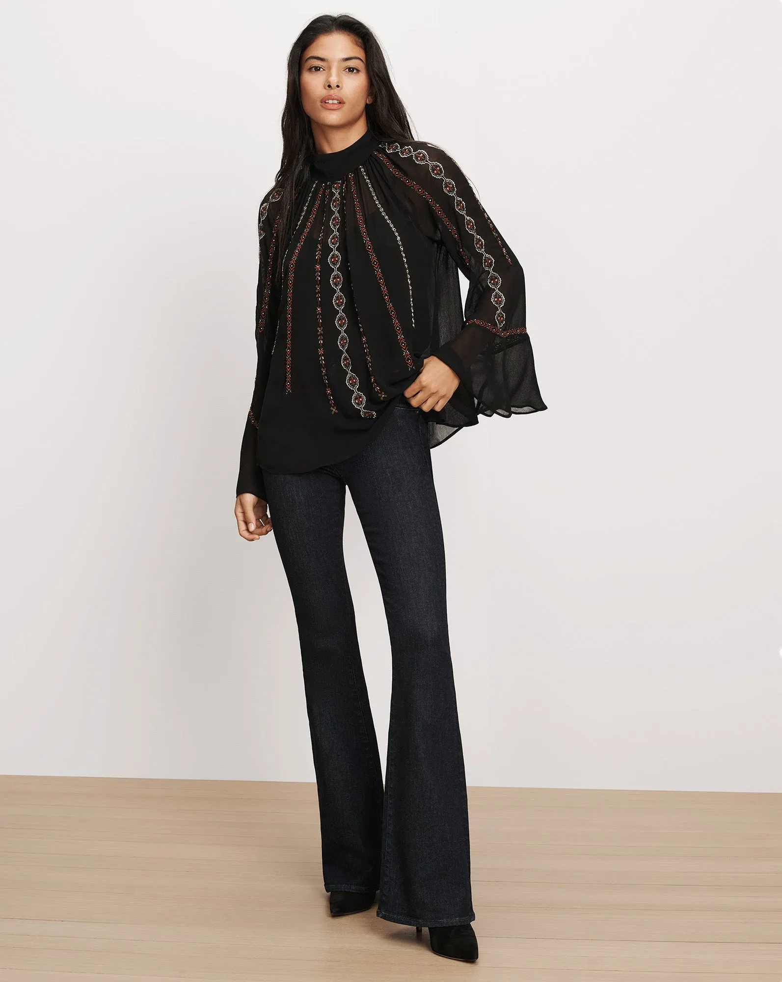 Tairis Embroidered Blouse sold by Ulla Johnson product image thumbnail 2