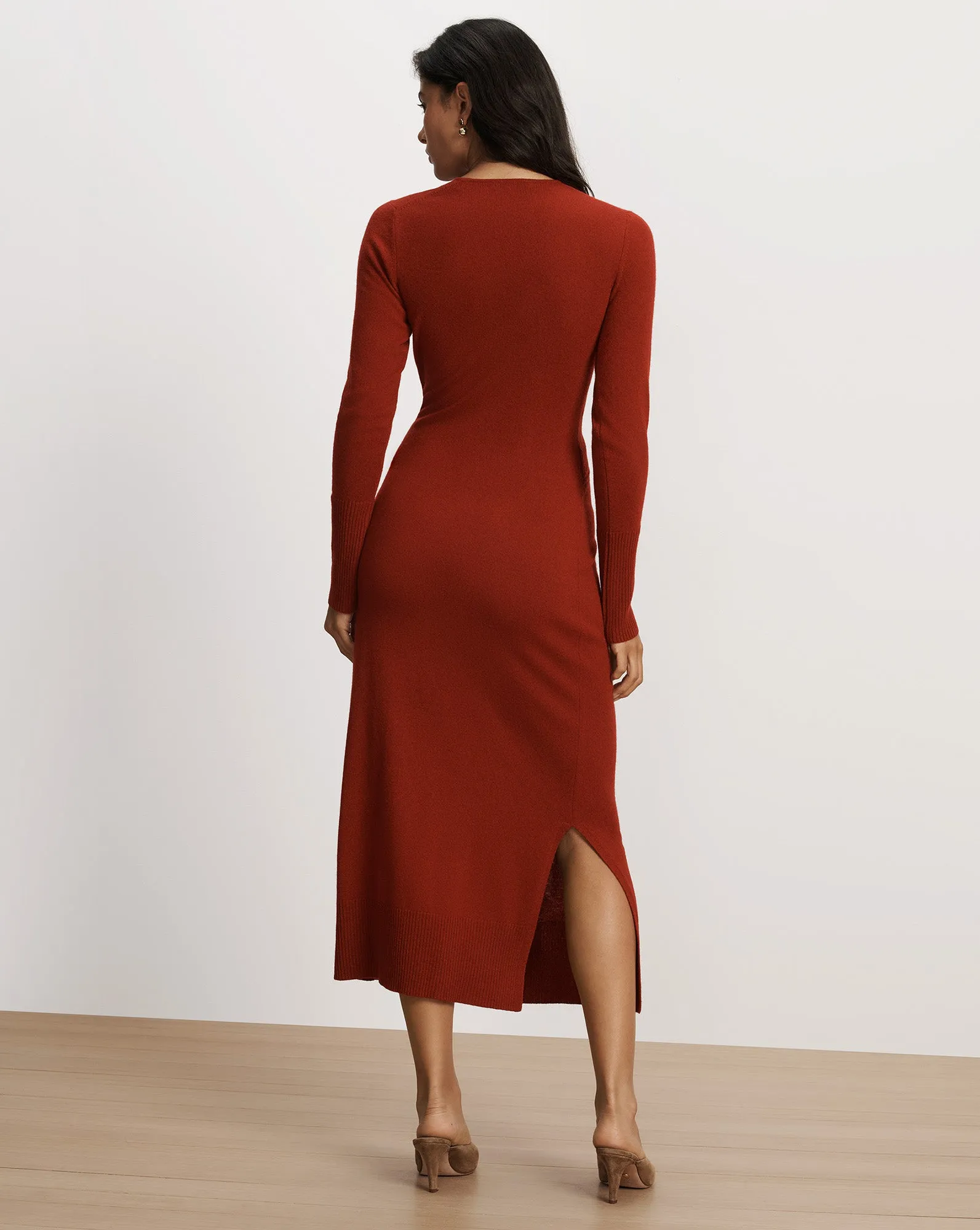 Salomez Wrap Midi Dress sold by Ulla Johnson product image thumbnail 4