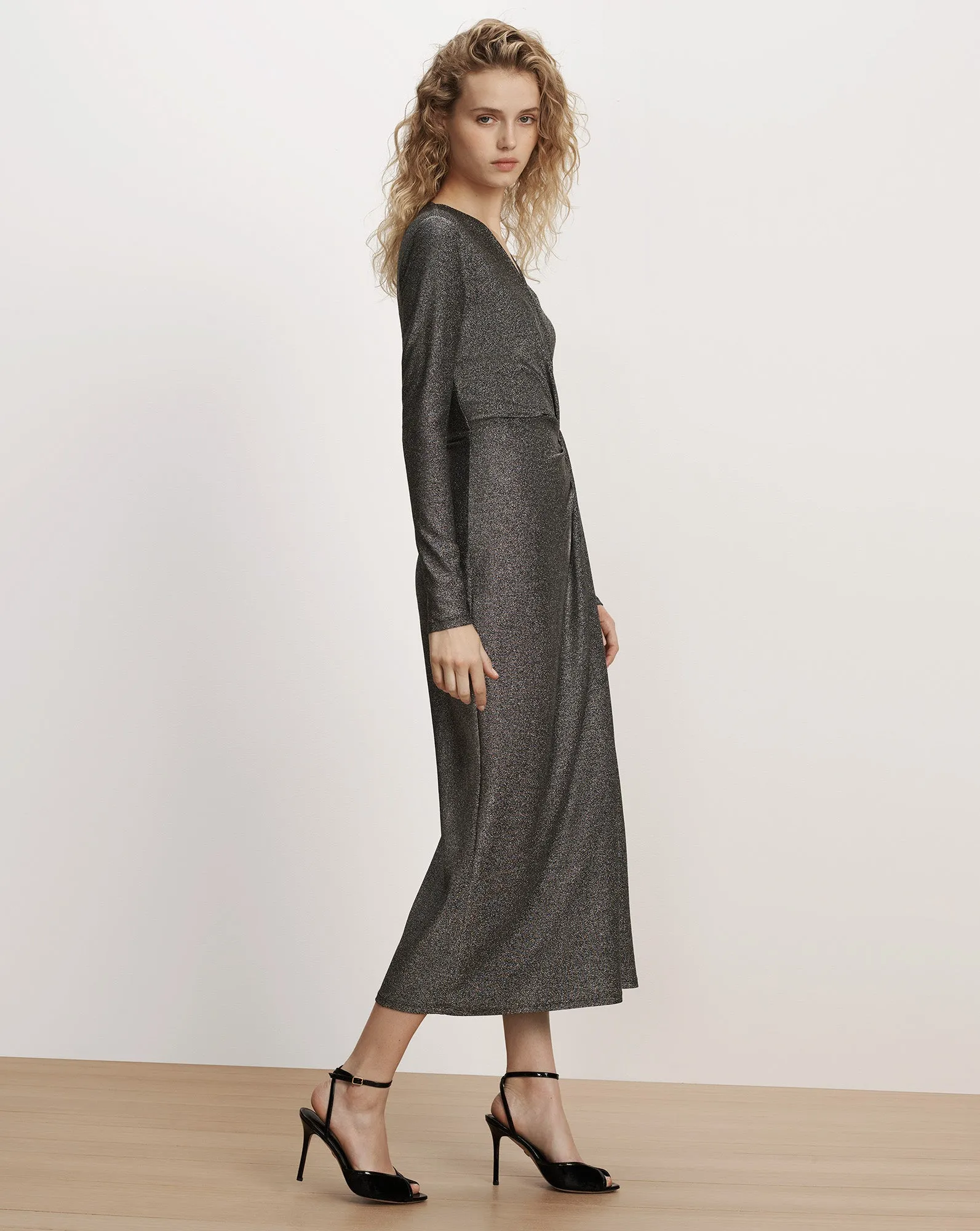Neomie Metallic Midi Dress sold by Ulla Johnson product image thumbnail 2