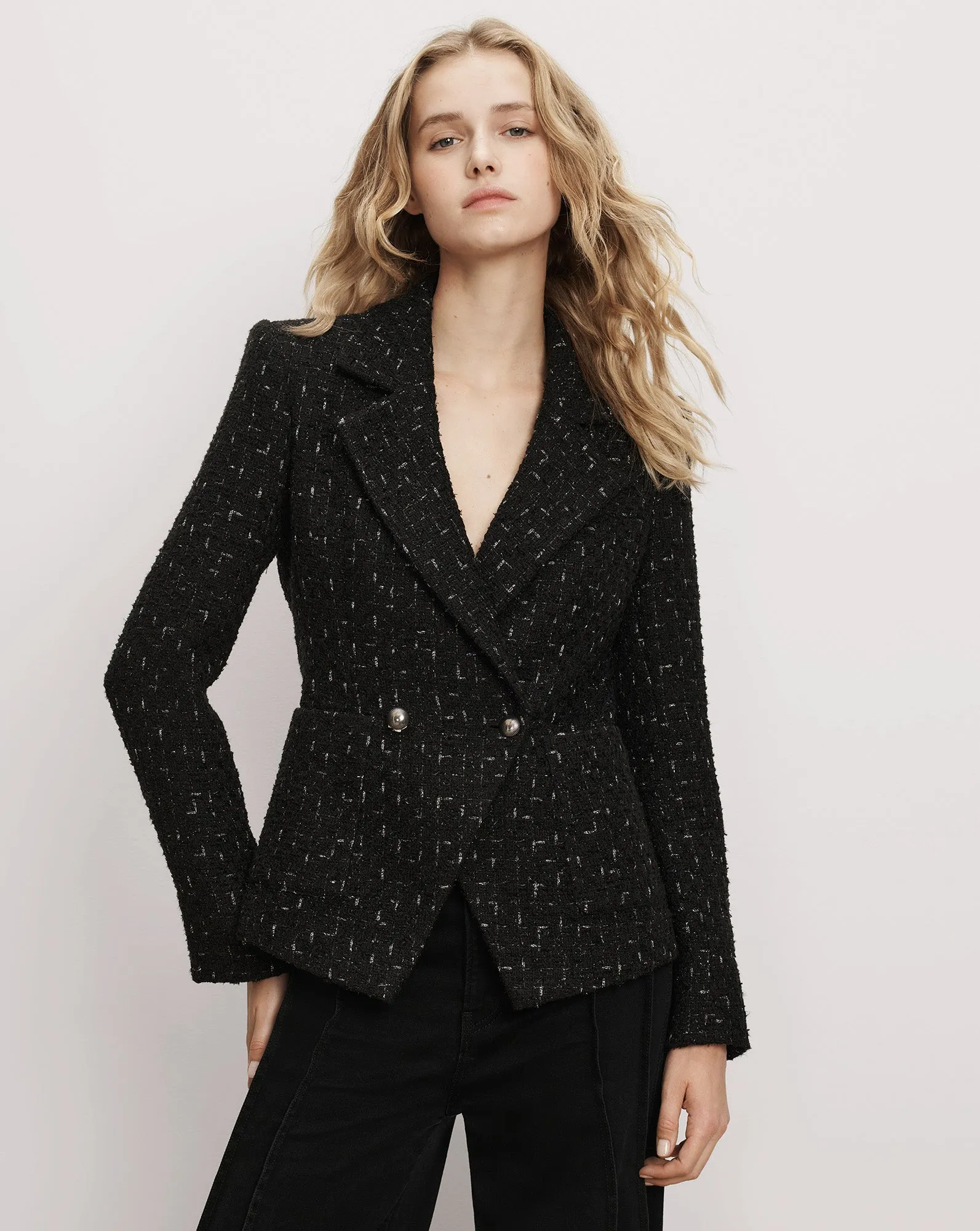 Theron Tweed Dickey Jacket sold by Ulla Johnson