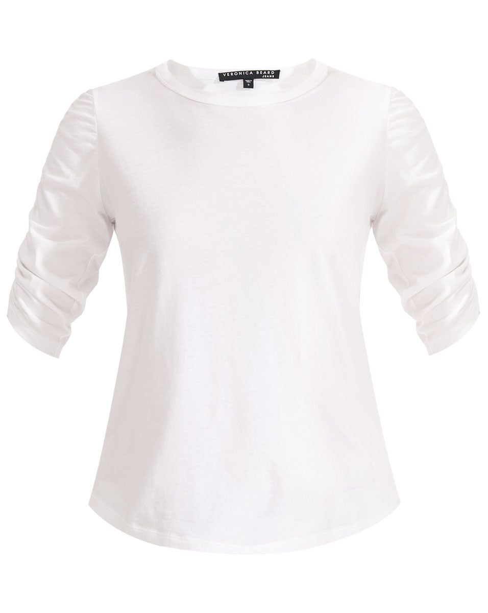 Waldorf Ruched-Sleeve Tee sold by Ulla Johnson product image thumbnail 4