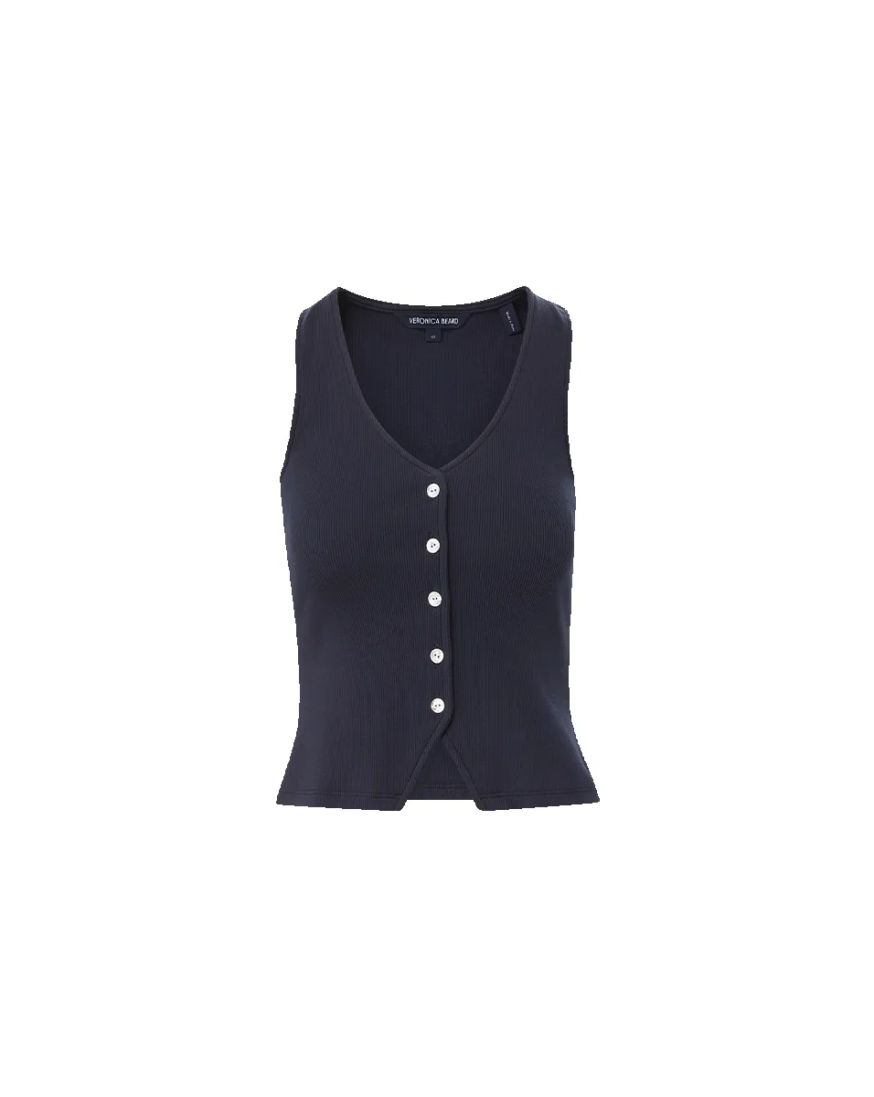 Hoorne Button-Down Tank Top sold by Ulla Johnson product image thumbnail 5
