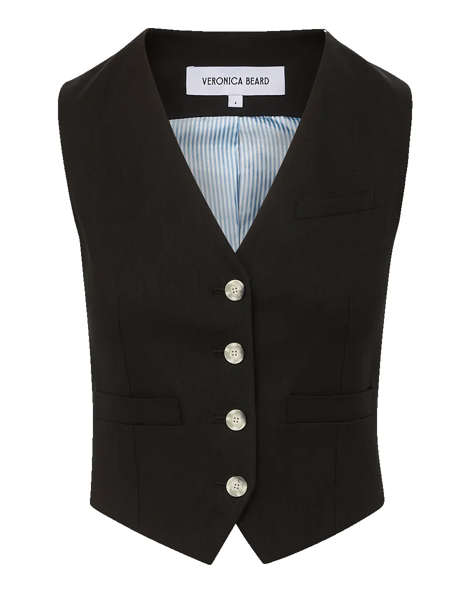 Bennett Twill-Linen Vest sold by Ulla Johnson product image thumbnail 5