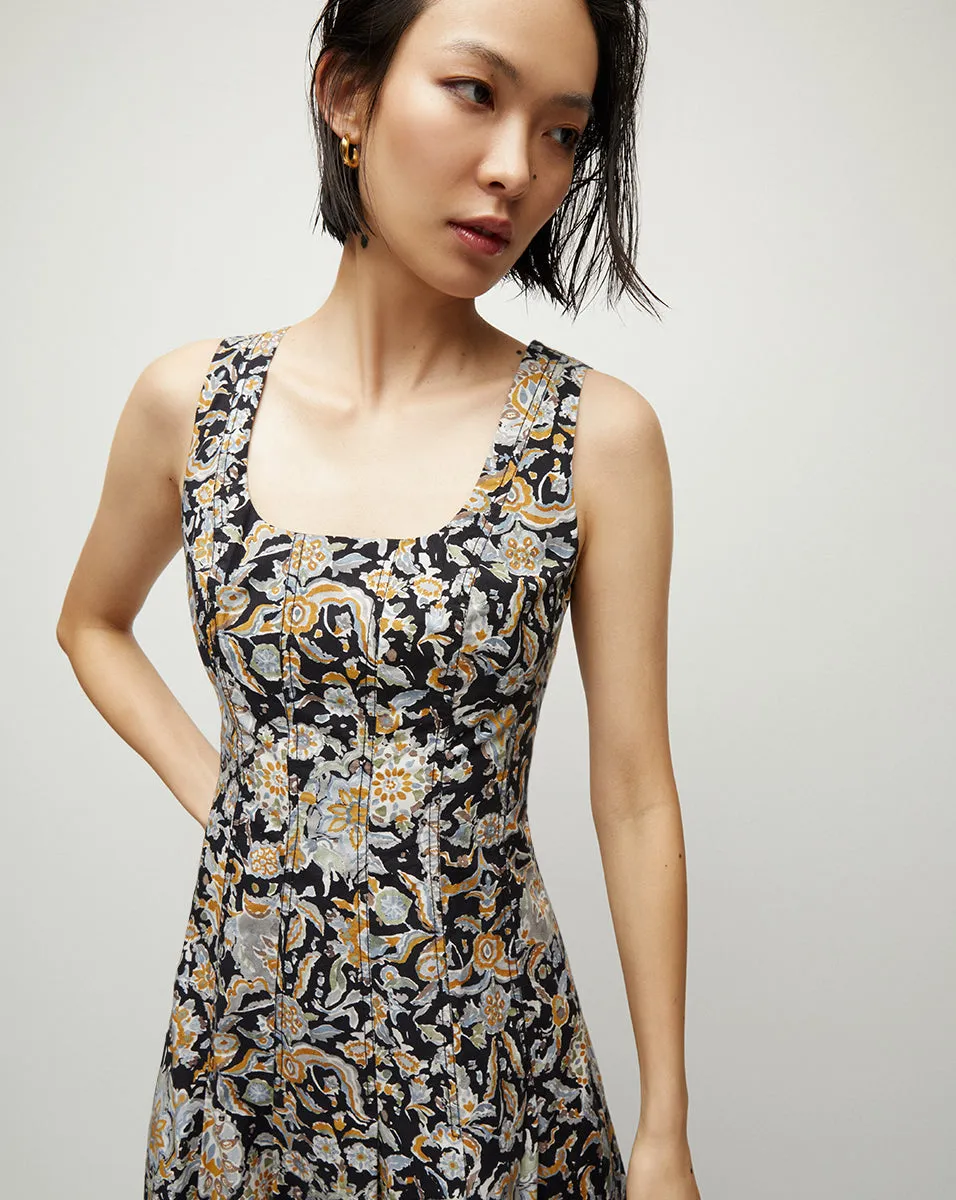 Jolie Paisley-Print Dress sold by Ulla Johnson product image thumbnail 4