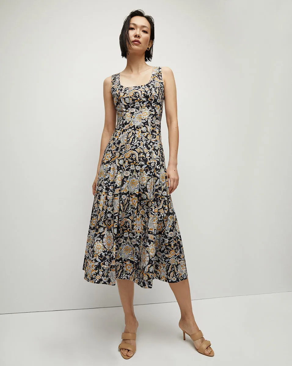 Jolie Paisley-Print Dress sold by Ulla Johnson product image thumbnail 3
