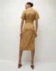 Adavi Stretch-Linen Shirtdress sold by Ulla Johnson