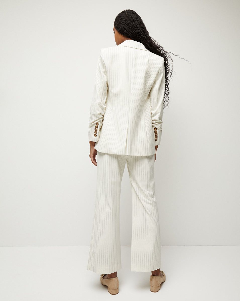 Battista Pinstriped Dickey Jacket sold by Ulla Johnson product image thumbnail 5