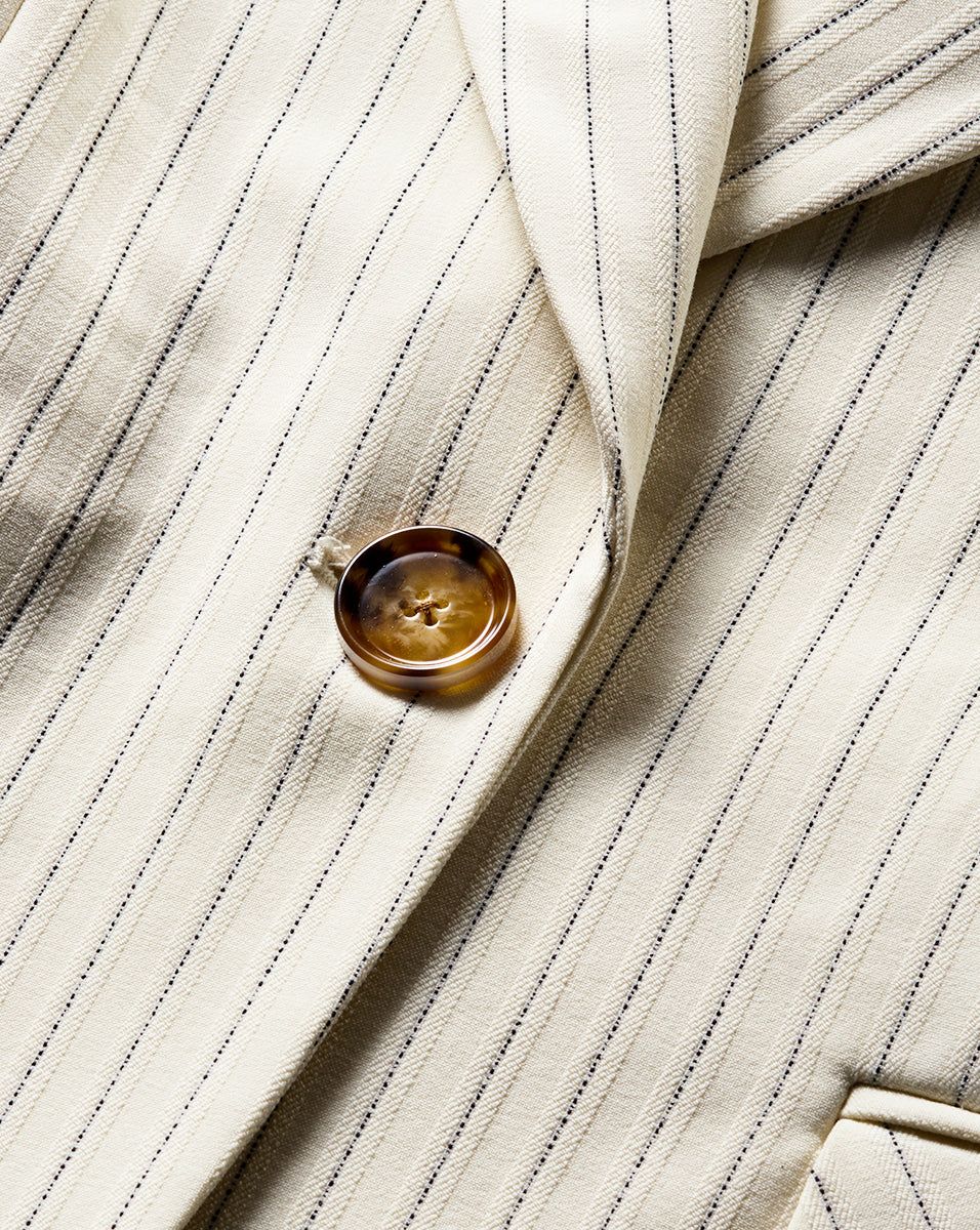 Battista Pinstriped Dickey Jacket sold by Ulla Johnson product image thumbnail 3