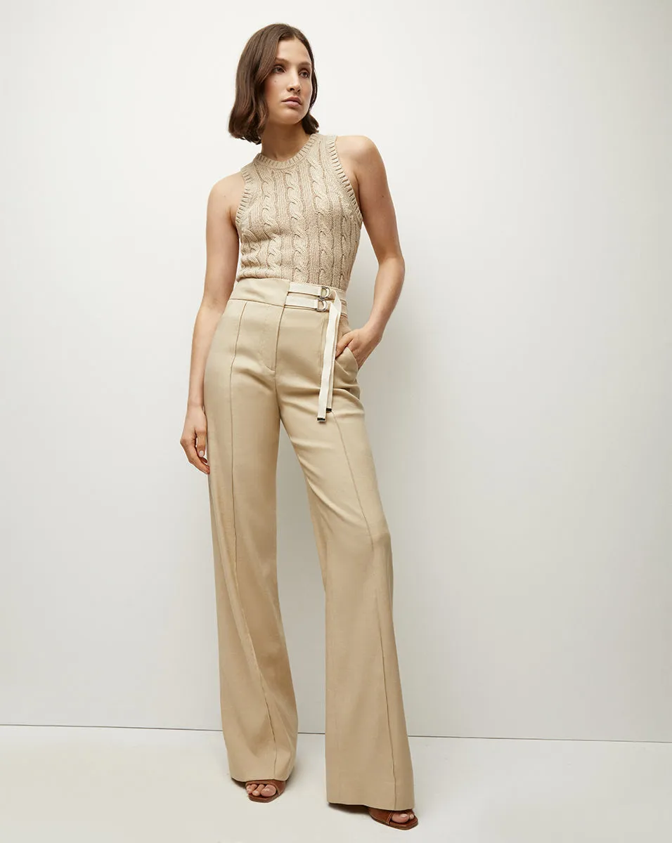 Cruz Stretch-Linen Pants sold by Ulla Johnson
