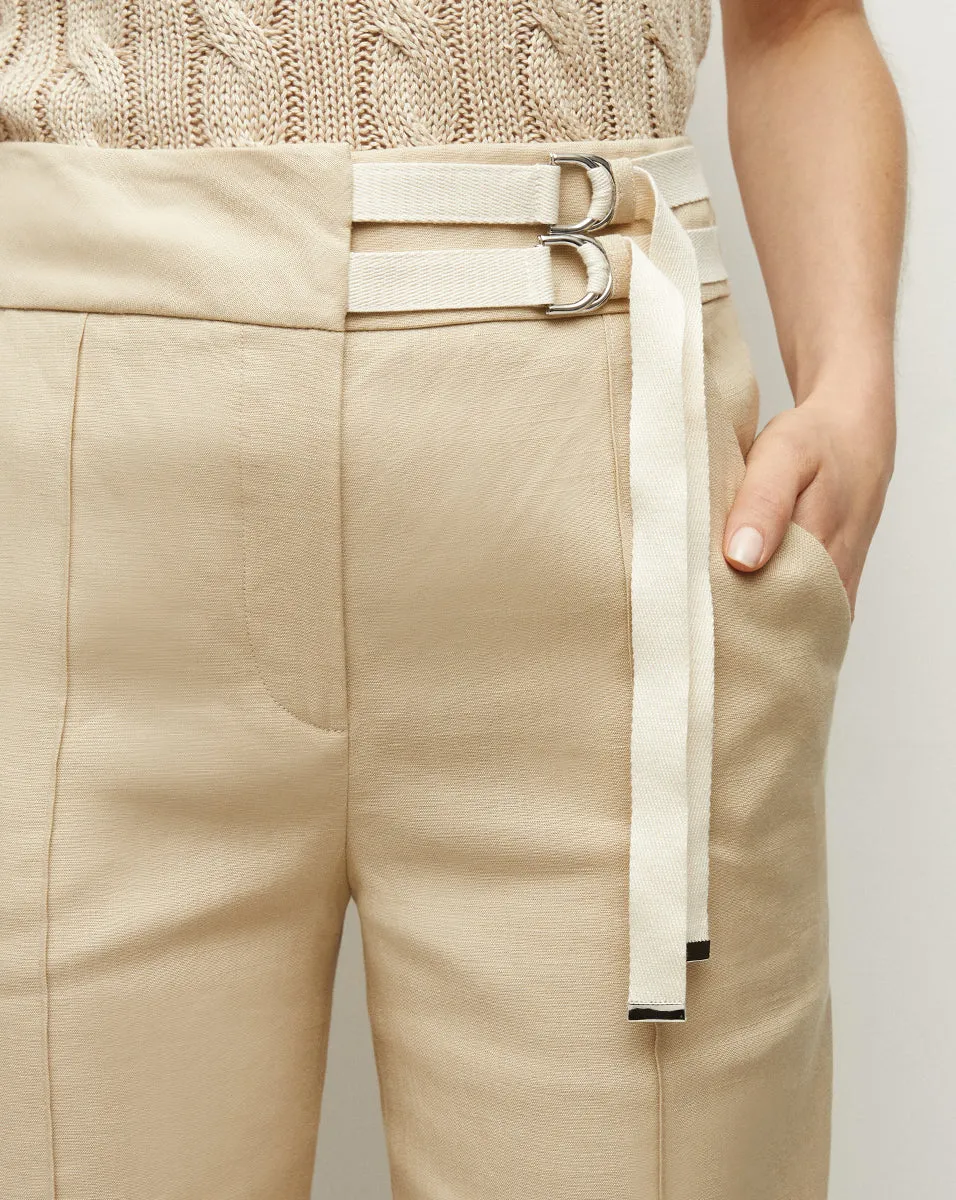 Cruz Stretch-Linen Pants sold by Ulla Johnson product image thumbnail 3