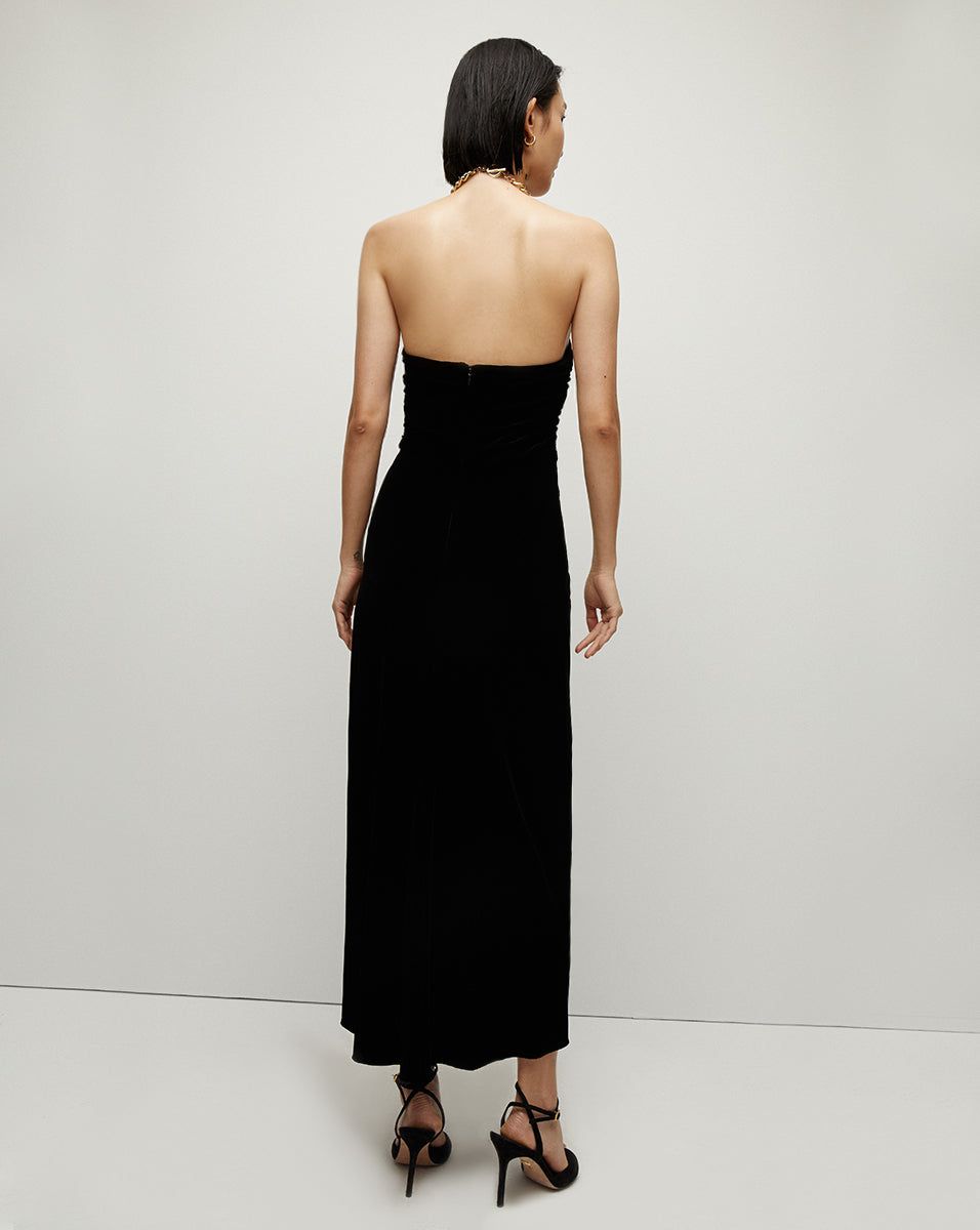 Josette Velvet Halter Dress sold by Ulla Johnson product image thumbnail 4