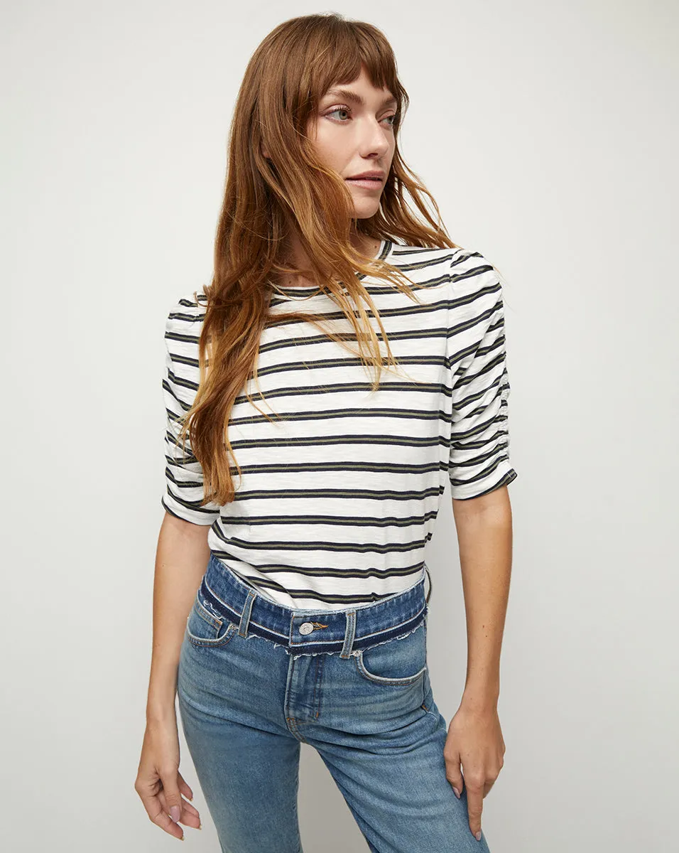 Waldorf Ruched Tee sold by Ulla Johnson