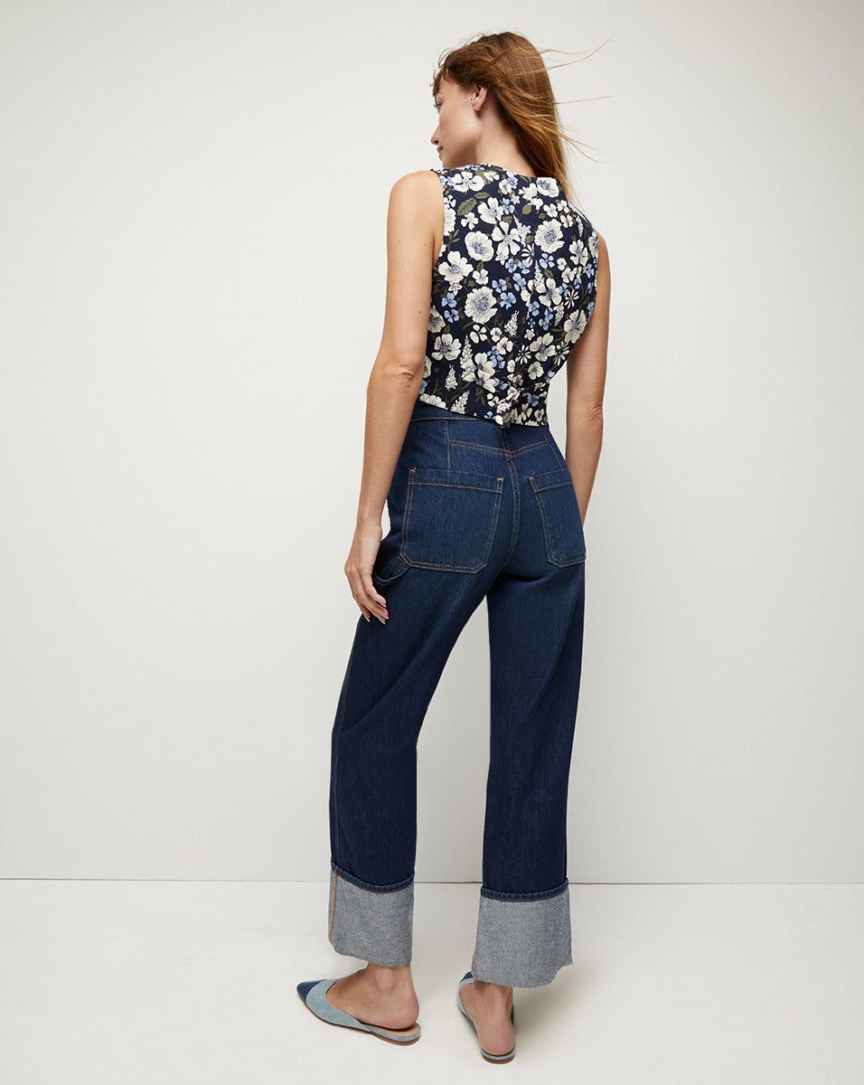 Brinkley Floral Crop Top sold by Ulla Johnson product image thumbnail 4