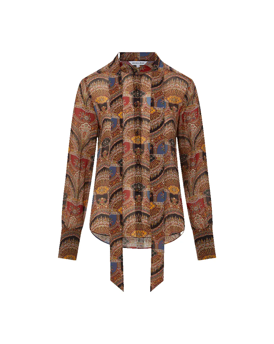 Elaine Silk Bow Blouse sold by Ulla Johnson product image thumbnail 5