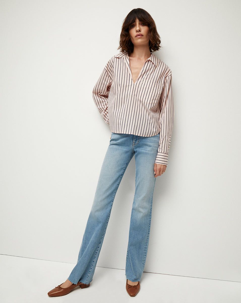 Khai Striped Poplin Top sold by Ulla Johnson product image thumbnail 2