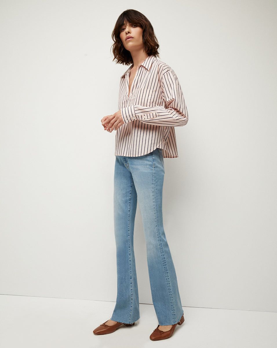 Khai Striped Poplin Top sold by Ulla Johnson product image thumbnail 4