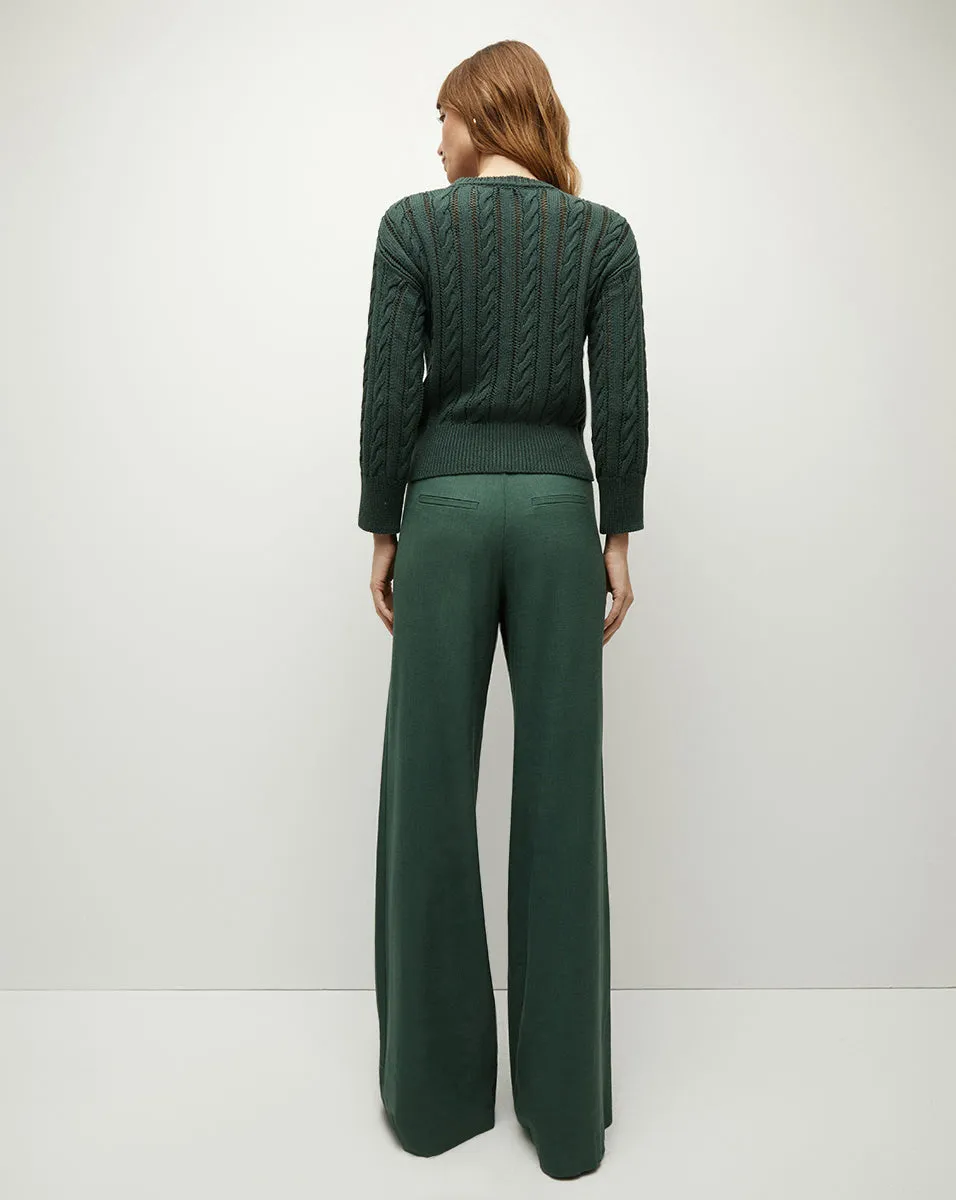 Marbeau Sateen Pant sold by Ulla Johnson product image thumbnail 5