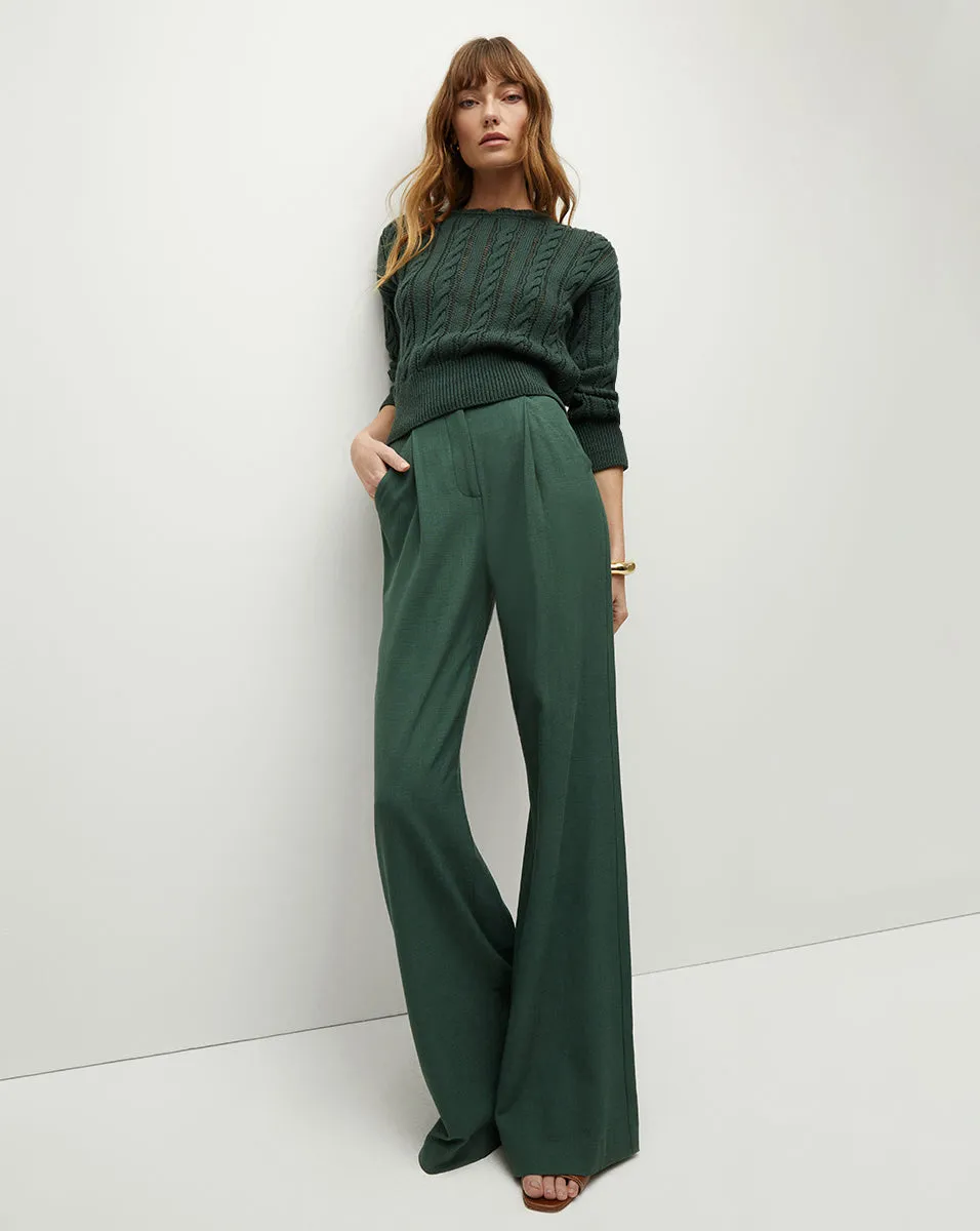 Marbeau Sateen Pant sold by Ulla Johnson