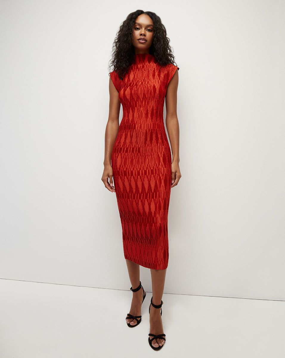 Gramercy Pleated Satin Dress sold by Ulla Johnson product image thumbnail 2